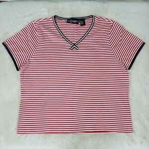 Requirements Red Striped Top